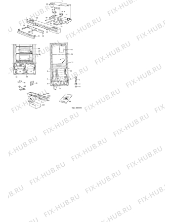 Взрыв-схема холодильника Electrolux ER3110B - Схема узла C10 Cold, users manual